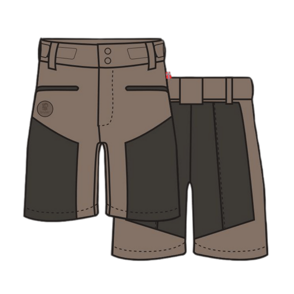 Hovedbilde BRUSE,Basstuvåga Shorts, softshell,Sinopia Fresco